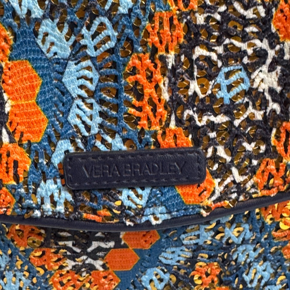 Vera Bradley Elegant Blue & Orange Bags Bundle - Picture 2 of 7